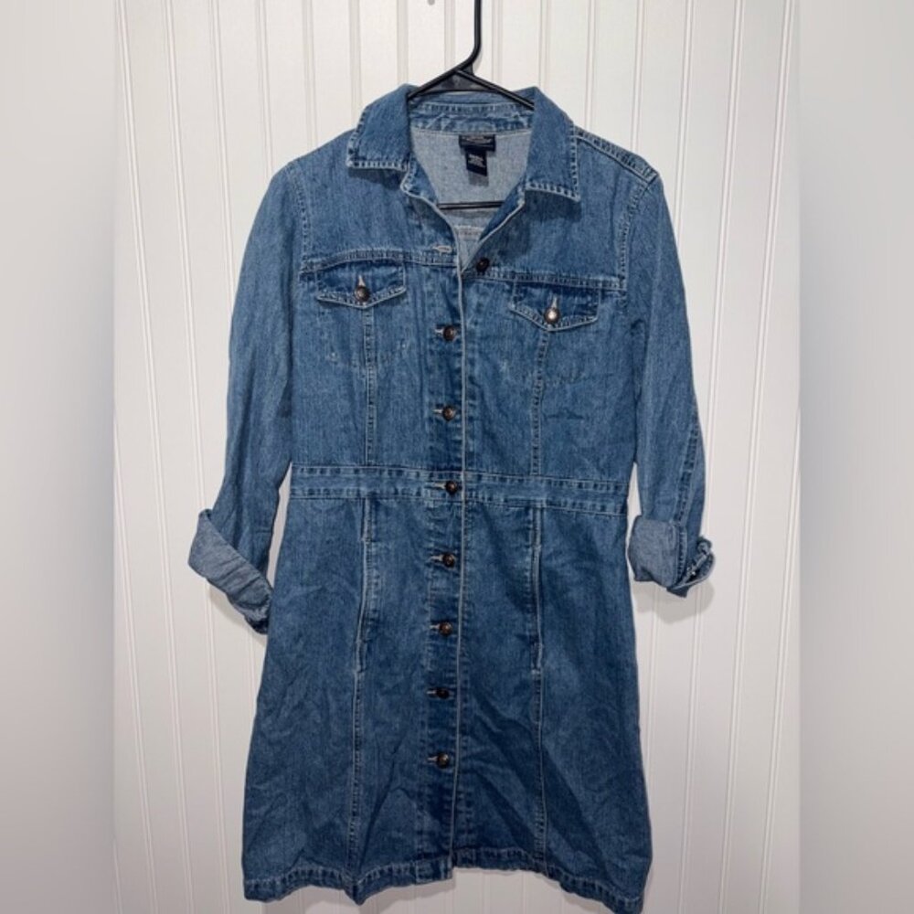 Vintage Sonoma Blue Denim Dress| Size Small